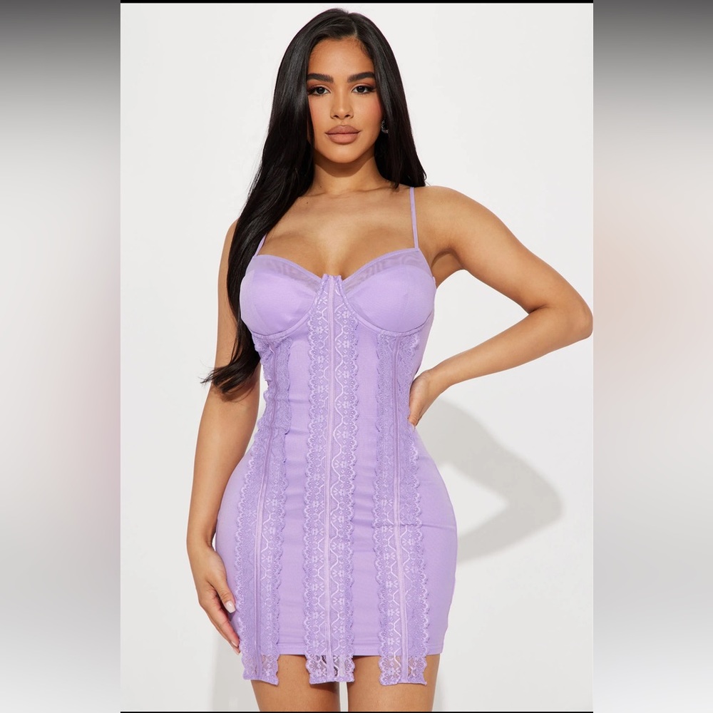 Fashion Nova Lace Mini Dress